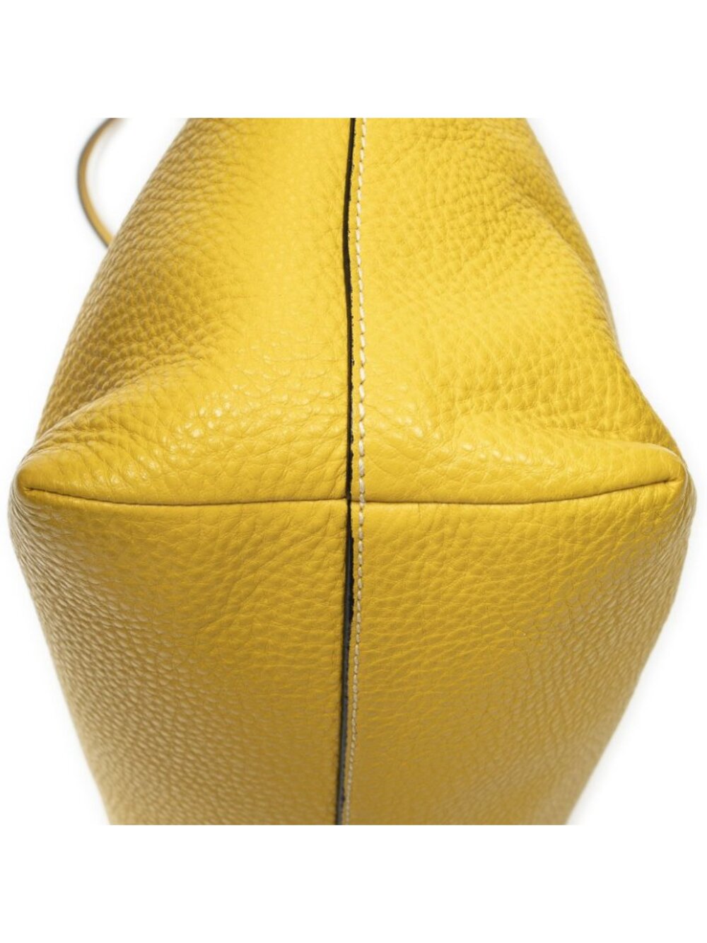 ★SOLD★ Prada Convertible Zip Tote Yellow Color Vitello Dyno - Picture 7 of 10